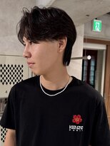 ハイプ マン 藤沢(HYPE MAN)&nbsp;フェザーパーマ毛流れパーマセンターパートニュアンス藤沢