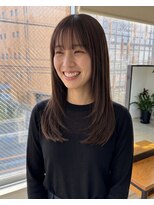 零秒女髪 千里丘店&nbsp;上品で艶やかな髪質改善セミロングスタイル艶髪美髪艶カラー艶感