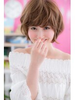 ミック 日暮里店(miq)&nbsp;外ハネが隠し味…ラフ・フェミ・ショート