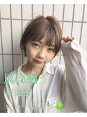 風を纏う浮遊感ショートボブ(表参道 青山)