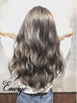 エマージュ 渋谷(Emerge) 毛先パーマアッシュブラウン[渋谷,渋谷駅,渋谷,渋谷,渋谷,渋谷]