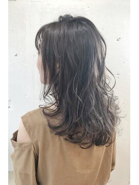 ヘアーワークス ヘルム 渋谷店(HAIR WORKS HELM) ハイライト＋イルミナカラー☆ヌーディーベージュ☆
