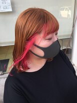 チアー(Cheer)&nbsp;フェイスフレーミングカラー×ピンク