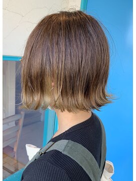 アトリエコパン(atelier copan) グラーデーションカラー　ボブ