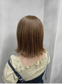 【liko 三軒茶屋 莉子】ブリーチ無し ミルクティブラウン
