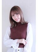 大人可愛いメルティカラーくびれヘアかきあげ京都宇治