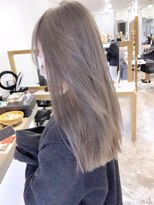 ミルクティーベージュダブルカラーインナーカラーケアブリーチ