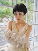 《Agu hair》パリ風マッシュショート 20代30代40代