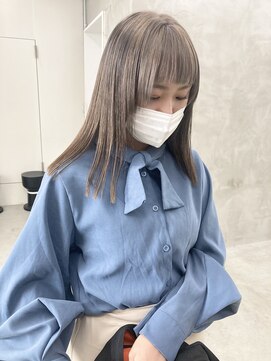 スー 渋谷(suu) ハイトーンホワイトベージュグレージュケアブリーチ