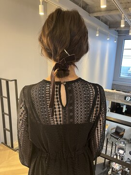 ヌープヘアーアイス(NUUP.hair ici) ヘアセット　まとめアレンジ