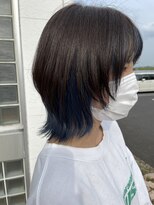 ブーム(BOOM)&nbsp;似合わせウルフ×インナーブルー