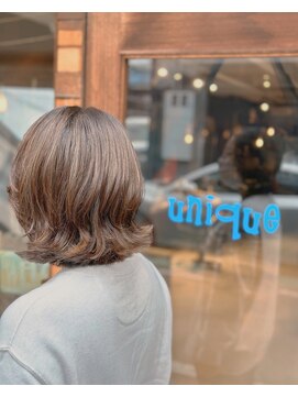 ユニーク(unique) Blue greyge