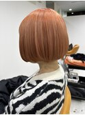 ミニボブペールオレンジ_ボブウルフ_ココアベージュ