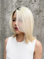 バルベストーキョーサウス(BARBES TOKYO SOUTH)&nbsp;艶やかホワイトブロンドヘア【RISA】