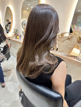 ヒビヲ(HIBIO) ハイライトカラーイルミナカラー脱白髪染めグレージュアッシュ