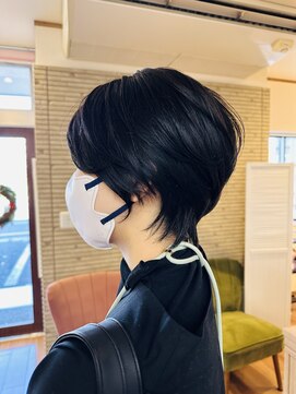 ハナイ ヘアーデザイン(HANAI hair design) フェイクブラックショート