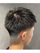 クフィア メンズヘアー カンポ 天王寺店(CUFFIA MEN'SHAIR CAMPO)&nbsp;フェードベリーショート/ダークアッシュ/刈り上げツーブロック