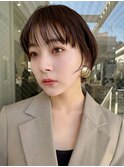 イメチェン前髪小顔ショート_表参道/原宿