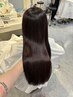 【平日限定】カット+カラー+髪質改善UPTOGLOSS+生コラーゲンヘッドスパ25分