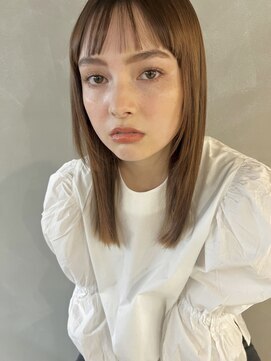 パーク(PARK) 【PARK】ワイドバング×シアベージュ