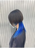 ▽□□▽クラゲカット×インナーカラー