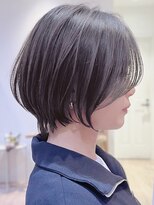 セイドット リー(Say. Ree)&nbsp;say.ショートボブひし形ショートハイライトヘーゼルグレージュ