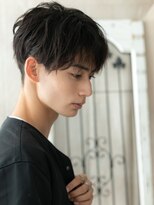 メンズヘア ビーセカンド 草加店(MENS HAIR B-2)&nbsp;ダークアッシュフェザーショート韓国ヘアH草加