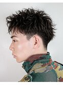 無造作アップバングアクティブショートスパイキーショート短髪