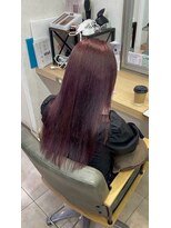 キャパ(CAPA)&nbsp;ブリーチなし◎透明感ワインレッド