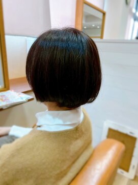 ヘアーブランドジン ティアラ(HAIR BRAND Jin Tiara) 丸みショート【松山美容室】