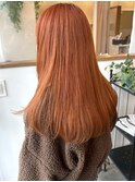 【東大阪布施】ワンブリーチでつくるオレンジカラー