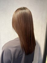 ピュアメンド 吉祥寺(Pure Mend) ツヤサラ縮毛矯正×アッシュブラウンセミロング