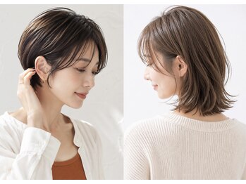 アコロン 吉祥寺(acoron.)の写真/大人女性の魅せる小顔×ヘアカラー♪艶&透明感"イルミナカラー"/暗くなりすぎない"白髪染め"◎【吉祥寺】
