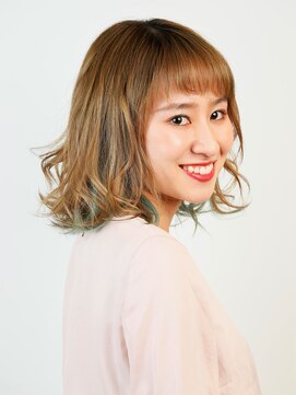 ウェーヴ アズシュガー 浜松佐藤店(wave as sugar) 〈wave佐藤店〉センシュアルショートインナーカラースパイラル巻