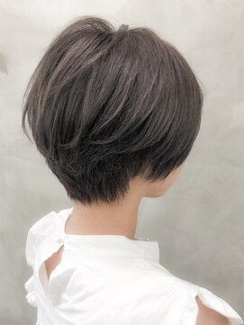 大人かわいい黒髪アッシュグレージュショート 徳竹 L サン Sun のヘアカタログ ホットペッパービューティー