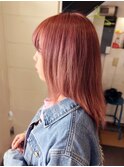 透け感アプリコットオレンジ