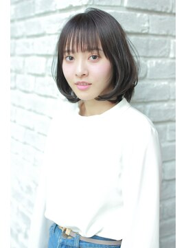 エルサフィロ ヨドヤバシ(el zafiro yodoyabashi) 【el zafiro yodoyabashi】大人女子ロートーン寒色系ボブ