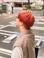 ガルボ ヘアー(garbo hair)&nbsp;garbohair 営業中スタイル！パッと目をひくマンダリンオレンジ！