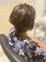 オリジンズ ヘアー(Origins hair) ツヤ感カラー×大人かわいいナチュラルショート[30代/40代/50代]