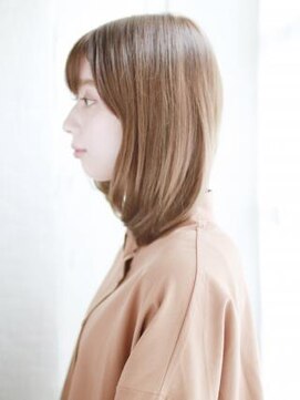 ウル 吉祥寺(ulu) 透け感ベージュのボブスタイル