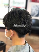 フレンズ 環状通東店(friend's) 黒髪でもOK ニュアンスパーマ マッシュ