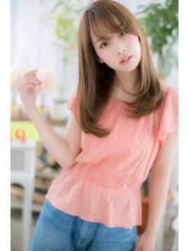 ミック 日暮里店(miq) 透け感ヴェールカラーシースルーワンカールセミディb1