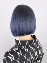 アイティーバイアルバム 松戸店(IT by ALBUM)&nbsp;ぱつっとボブブルー_くすみブルーミニウルフテラコッタ_ba329141