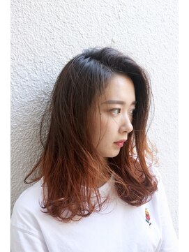 エコルアヘアー 西口(ecolua hair) N．カラー×グラデーション