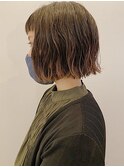 クセを生かして◎切りっぱなしニュアンスボブ【AND CHILL渋谷】