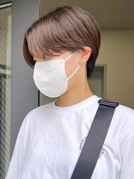 アイティーバイアルバム 八王子店(IT by ALBUM) ハンサムショート_グレージュカラーボブウルフ_ba403561