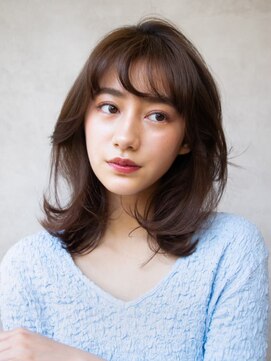 メゾンドイギー(MAISON de IGGY) フェイスレイヤー#前髪#くびれ#イメチェン#ラベンダーカラー