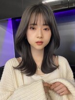 褒められる。憧れ韓国くびれヘア/顔まわりカットレイヤーカット