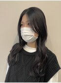 髪質改善トリートメントミルクティーベージュカラーくびれヘア