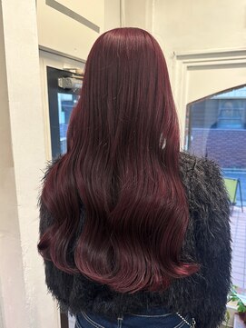 ラレイ ハラジュク(Lalei harajuku) 【白石】韓国アイドル風チェリーレッド